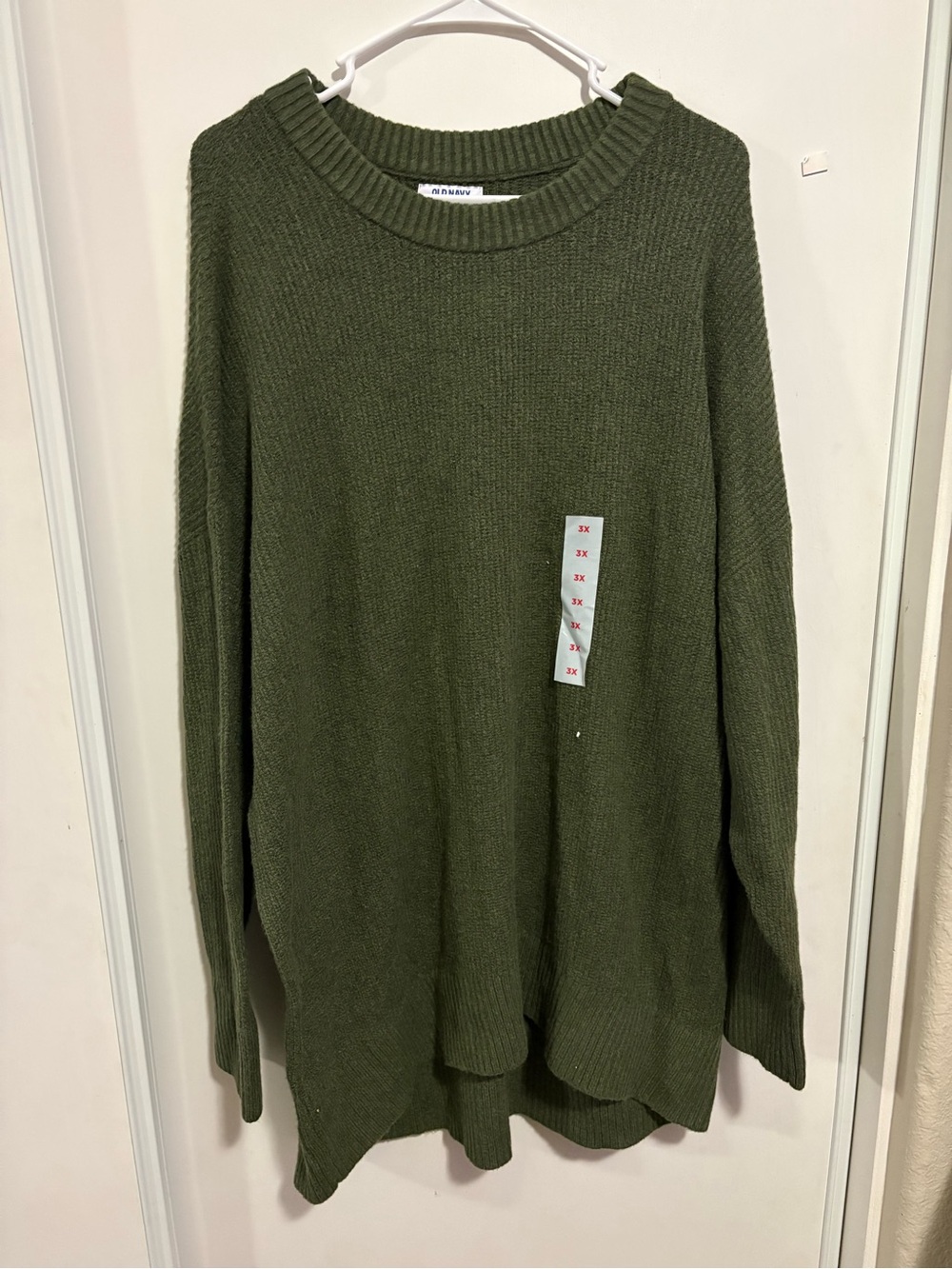 New Old Navy So Soft Crew Neck Pullover Sweater Women’s Size 3X Green